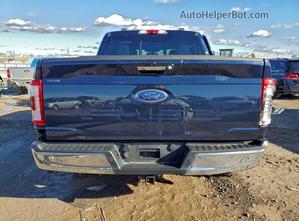 1FTFW1ED3NFA45285 2022 FORD F150 Blue Vista trasera