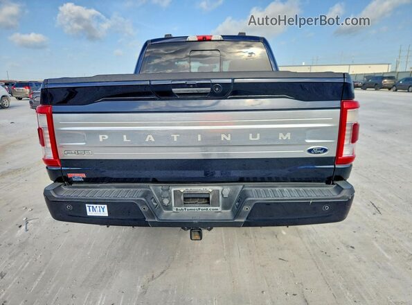 1FTFW1ED3NFA48171 2022 FORD F150 Black Вид ззаду
