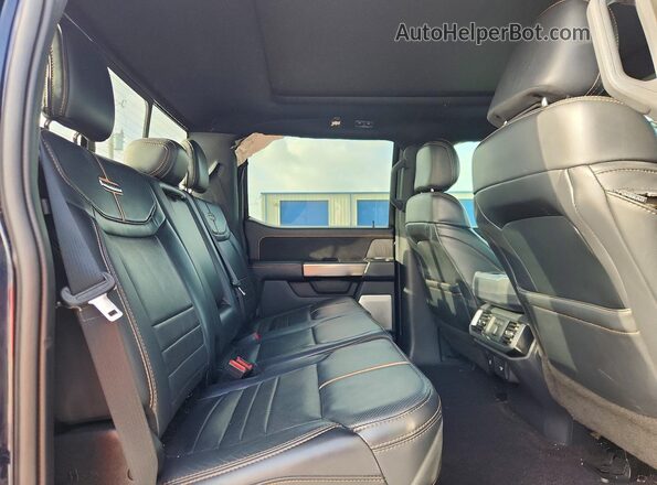 1FTFW1ED3NFA48171 2022 FORD F150 Black Вид задніх сидінь