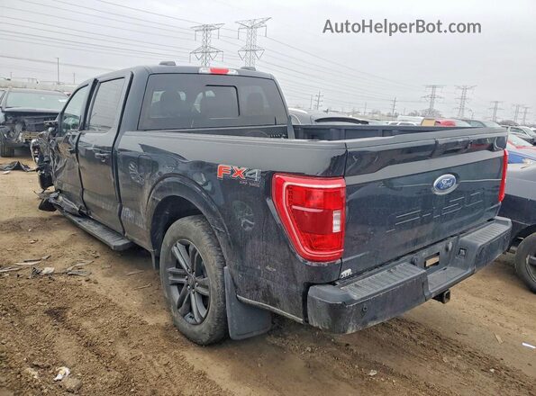 1FTFW1ED3PFA96160 2023 FORD F150 Black Rear left