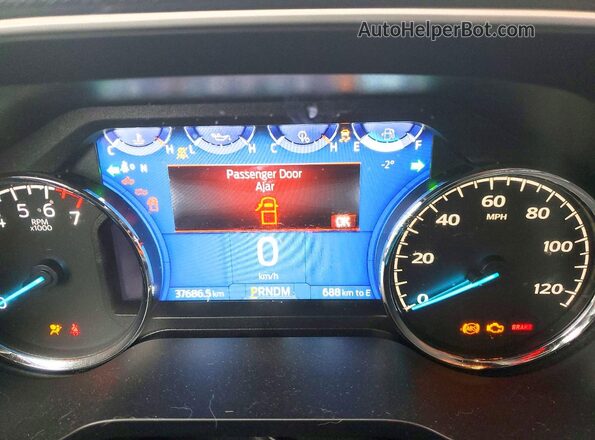 1FTFW1ED3PFA96160 2023 FORD F150 Black Instrument cluster view