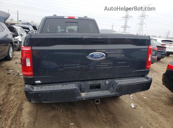 1FTFW1ED3PFA96160 2023 FORD F150 Black Rear view