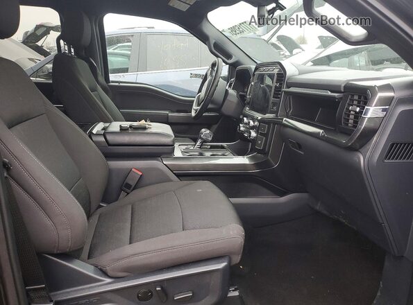 1FTFW1ED3PFA96160 2023 FORD F150 Black Front interior view