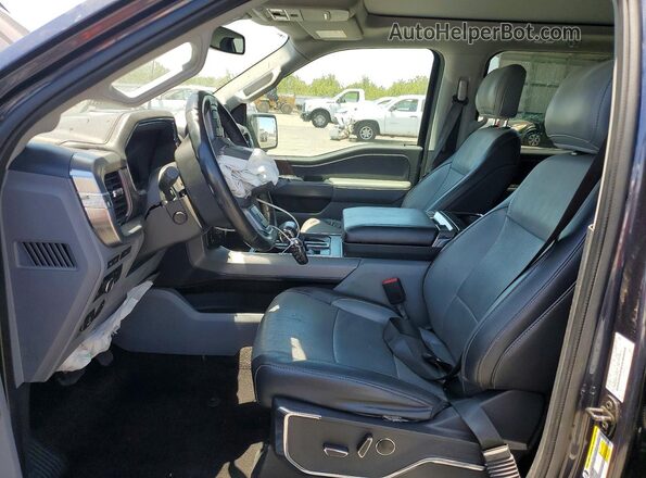 1FTFW1ED4MFC02756 2021 FORD F150 Charcoal Widok wnętrza z przodu