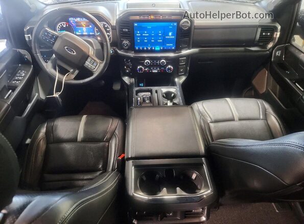 1FTFW1ED4MFC37555 2021 FORD F150 Black Vista del salpicadero