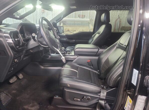 1FTFW1ED4MFC37555 2021 FORD F150 Black Vista interior delantera