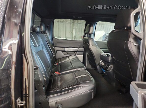 1FTFW1ED4MFC37555 2021 FORD F150 Black Vista de los asientos traseros