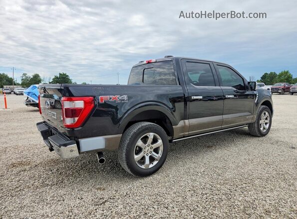1FTFW1ED4NFA48891 2022 FORD F150 Black Trasero derecho