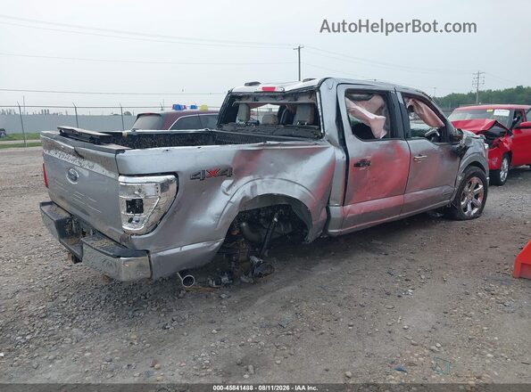 1FTFW1ED4PFD21248 2023 FORD F150 Серебряный Задняя правая четверть