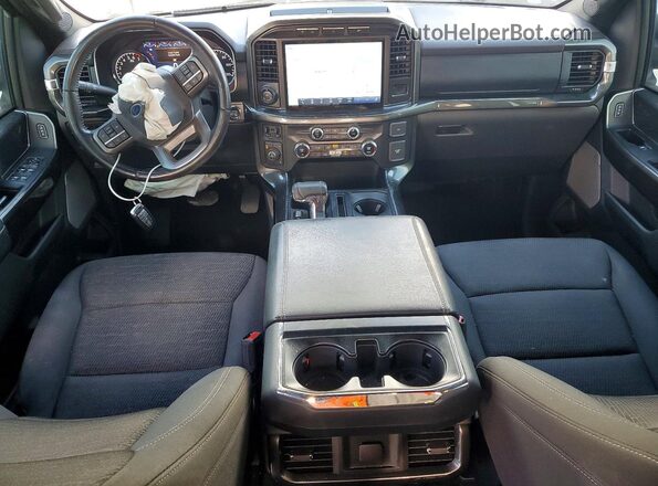 1FTFW1ED5MFB13987 2021 FORD F150 Silver Вид панелі приладів