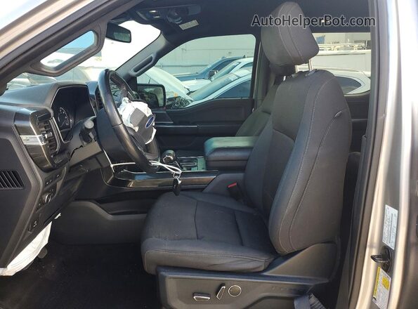 1FTFW1ED5MFB13987 2021 FORD F150 Silver Вид салону спереду