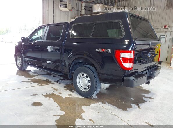 1FTFW1ED5MFC65719 2021 FORD F150 Dark Blue Tył lewy