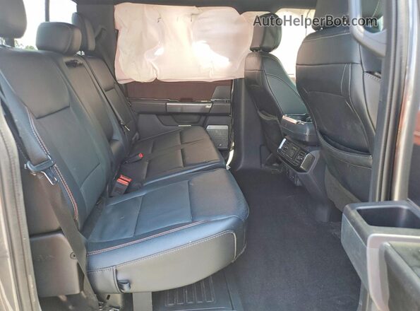 1FTFW1ED5NFC17171 2022 FORD F150 Угольный Вид задних сидений