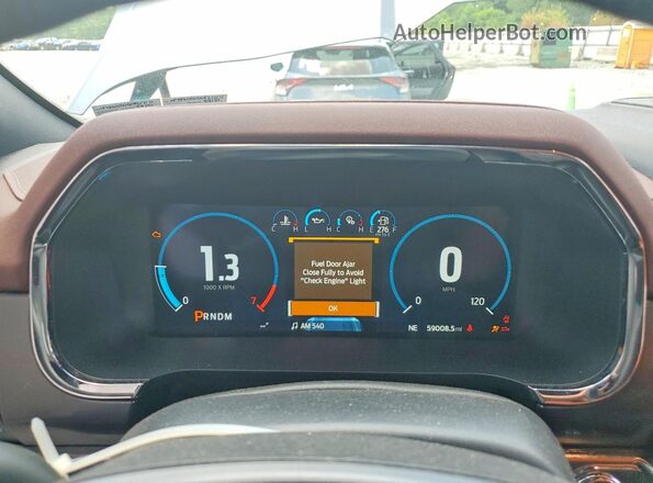 1FTFW1ED5NFC17171 2022 FORD F150 Угольный Вид щитка приборов