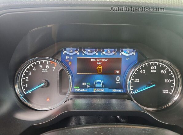 1FTFW1ED5PFC69001 2023 FORD F150 Black Widok zestawu wskaźników