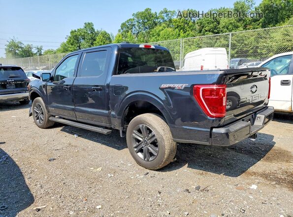 1FTFW1ED5PFC75039 2023 FORD F150 Black Задня ліва чверть