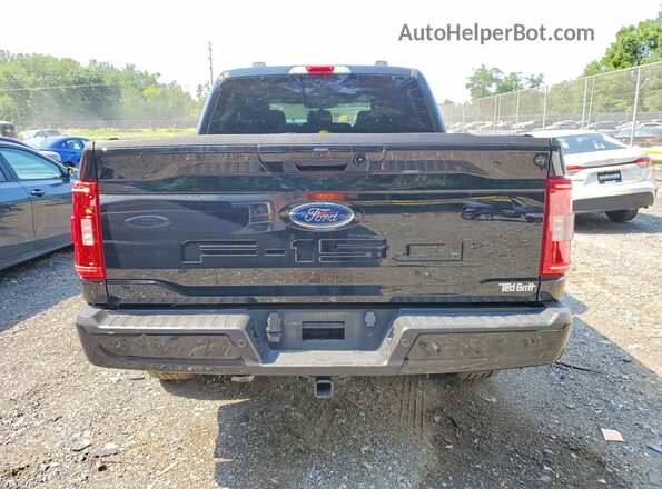 1FTFW1ED5PFC75039 2023 FORD F150 Black Вид ззаду