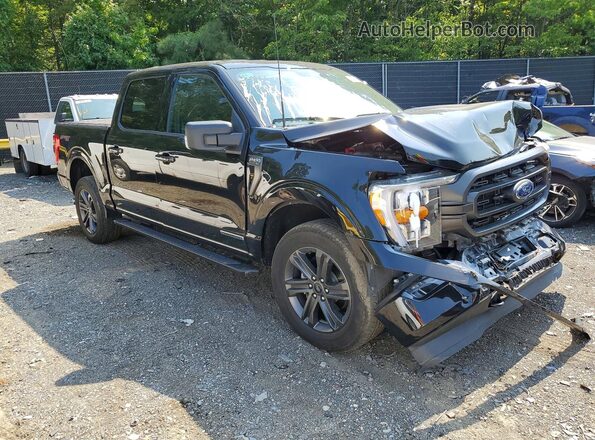 1FTFW1ED5PFC75039 2023 FORD F150 Black Передня права чверть