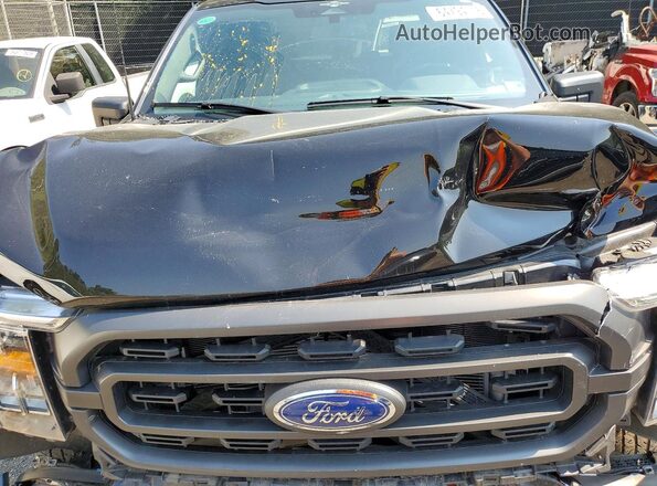 1FTFW1ED5PFC75039 2023 FORD F150 Black Вид задньої частини салону