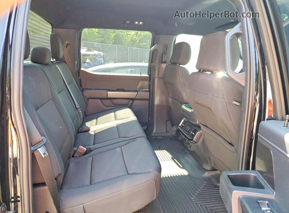 1FTFW1ED5PFC75039 2023 FORD F150 Black Вид задніх сидінь