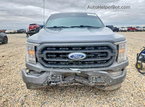 1FTFW1ED5PFD09559 2023 FORD F150 Gray Դիմացի տեսք