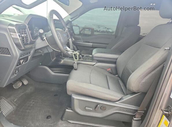 1FTFW1ED5PFD09559 2023 FORD F150 Gray Սալոնի դիմացի տեսք