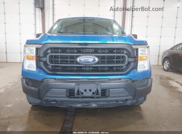 1FTFW1ED6MFB49462 2021 FORD F150 Blue 