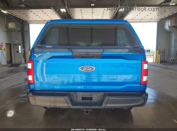 1FTFW1ED6MFB49462 2021 FORD F150 Blue 