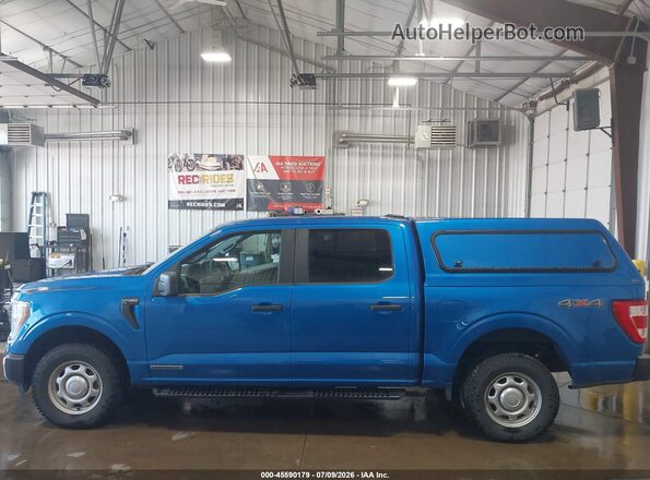 1FTFW1ED6MFB49462 2021 FORD F150 Blue 
