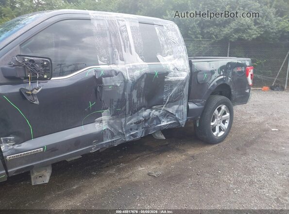 1FTFW1ED6MFB98564 2021 FORD F150 Синий Вид спереди