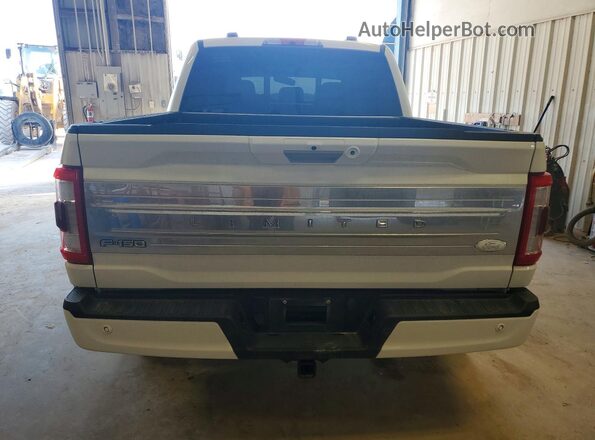 1FTFW1ED6MFC47830 2021 FORD F150 White უკანა ხედი