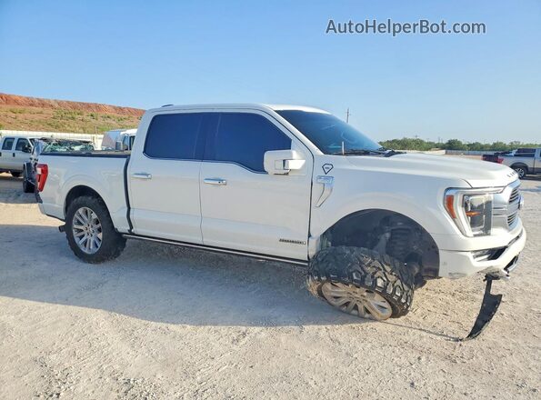 1FTFW1ED6MFC47830 2021 FORD F150 White წინა მარჯვენა