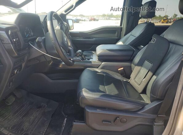1FTFW1ED6PFB20905 2023 FORD F150 Silver წინა სალონის ხედი
