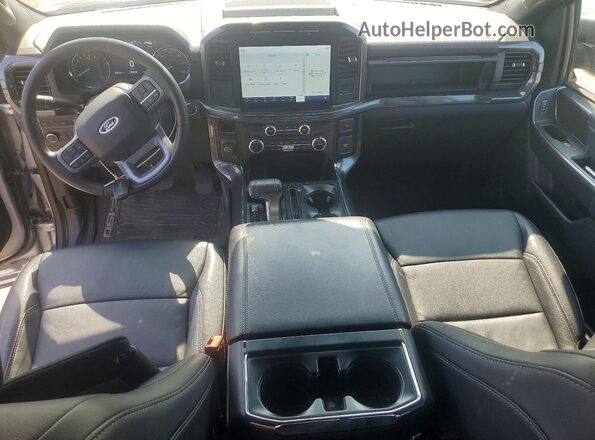 1FTFW1ED6PFB20905 2023 FORD F150 Silver წინა პანელის ხედი