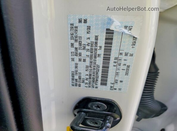 1FTFW1ED7PFD27237 2023 FORD F150 White Вид підкапотного простору