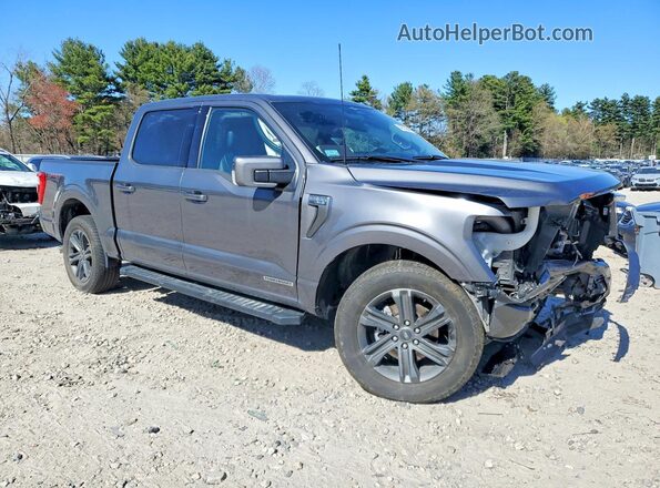 1FTFW1ED8PFA94503 2023 FORD F150 Gray Przód prawy