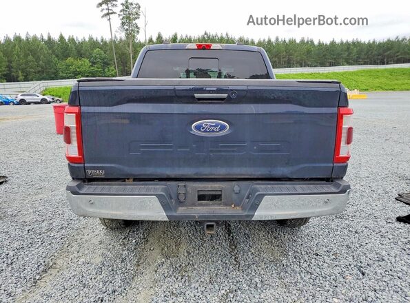 1FTFW1ED9MFA83974 2021 FORD F150 Синий Вид сзади