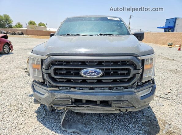 1FTFW1ED9MFB00675 2021 FORD F150 Gray Вид спереду