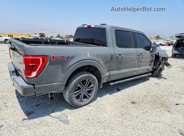 1FTFW1ED9MFB00675 2021 FORD F150 Gray Задня права чверть