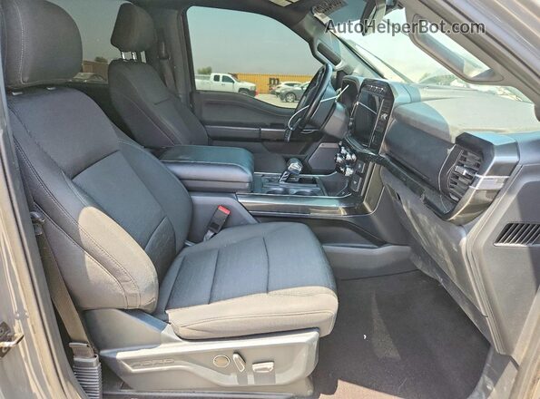 1FTFW1ED9MFB00675 2021 FORD F150 Gray Вид салону спереду