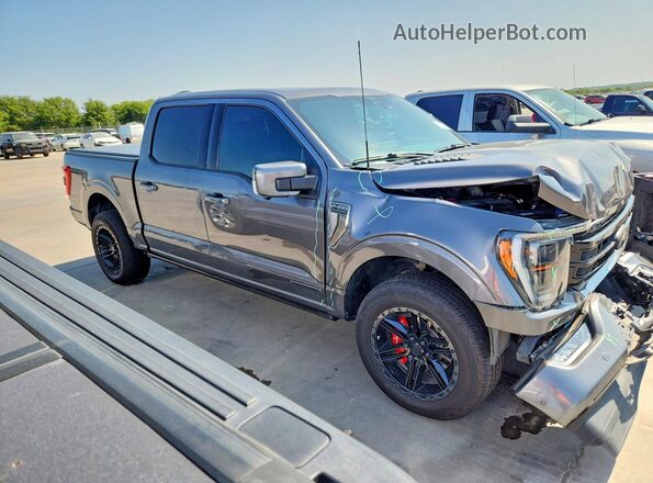 1FTFW1ED9PFA86992 2023 FORD F150 Gray Передня права чверть