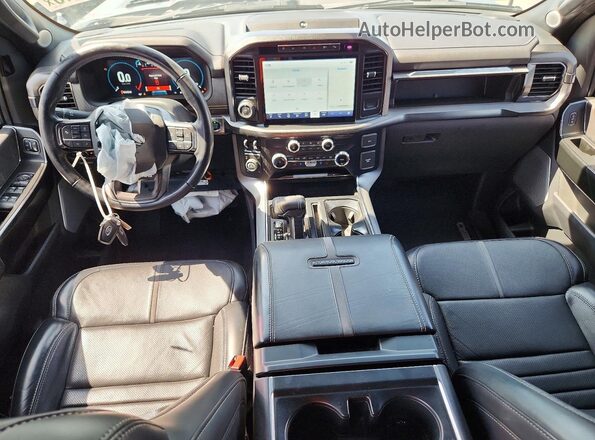 1FTFW1ED9PFA86992 2023 FORD F150 Gray Вид панелі приладів