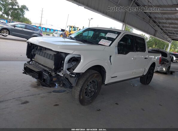 1FTFW1ED9PFC26734 2023 FORD F150 White სალონის 360-გრადუსიანი ხედი