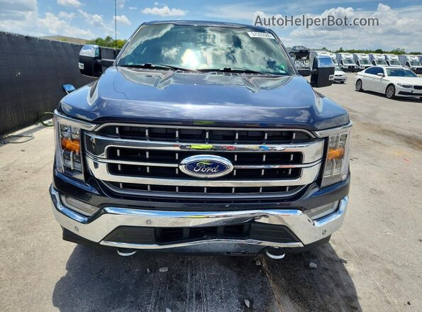 1FTFW1EDXMFA98631 2021 FORD F150 Blue Вид спереду