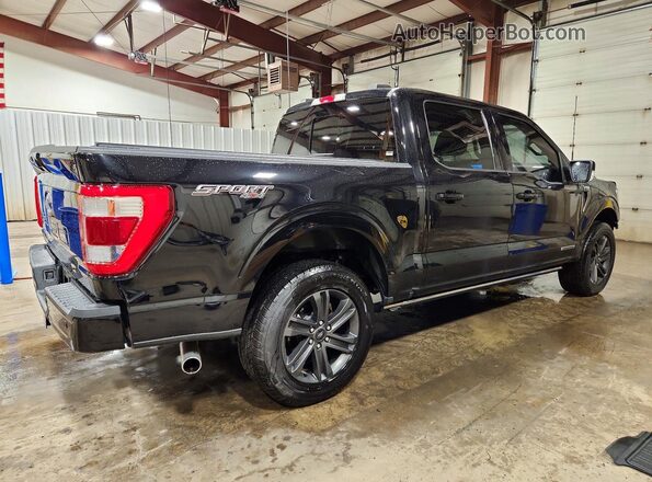 1FTFW1EDXNFA00666 2022 FORD F150 Black უკანა მარჯვენა