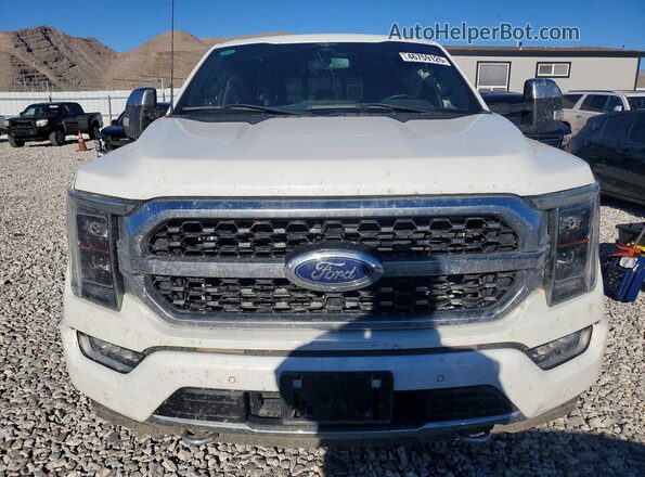1FTFW1EDXPFB64308 2023 FORD F150 White Widok z przodu