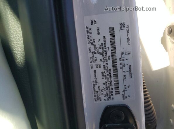 1FTFW1EDXPFB64308 2023 FORD F150 White Widok komory silnika
