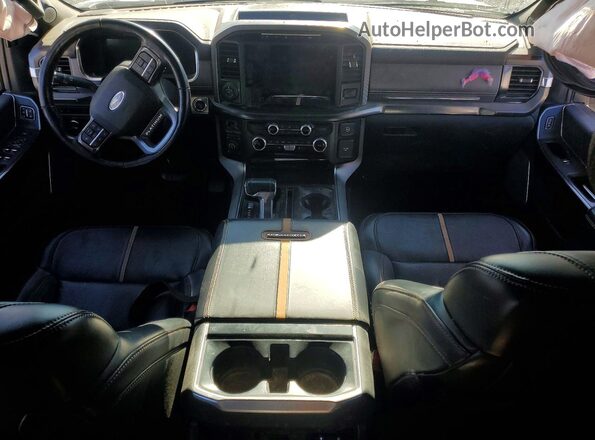1FTFW1EDXPFB64308 2023 FORD F150 White Widok deski rozdzielczej