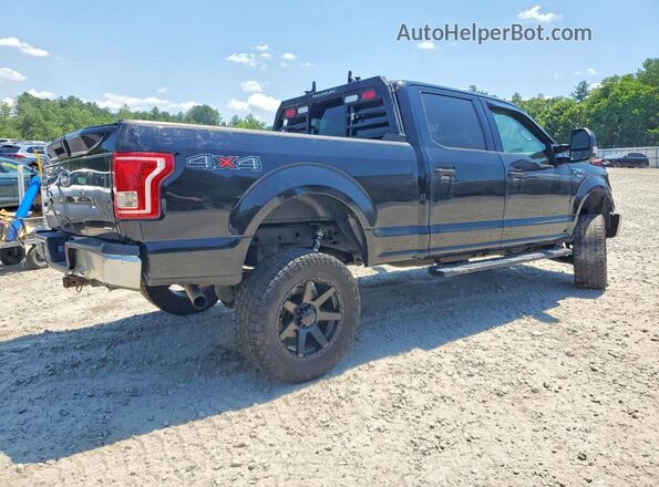 1FTFW1EF0GFB47468 2016 FORD F150 Black უკანა მარჯვენა