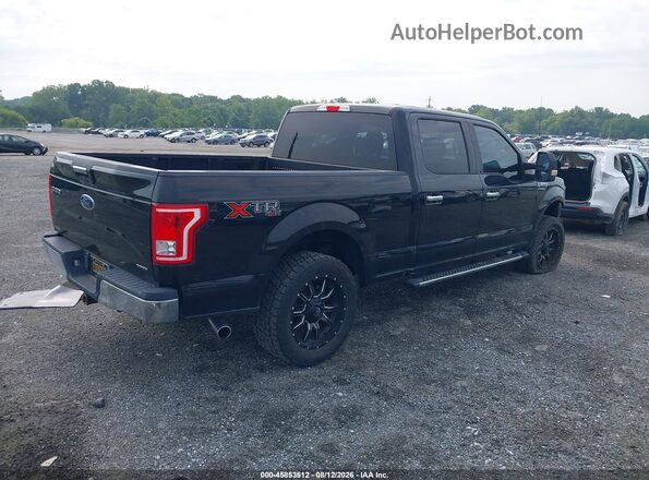 1FTFW1EF3GFB85759 2016 FORD F150 Black Rear right